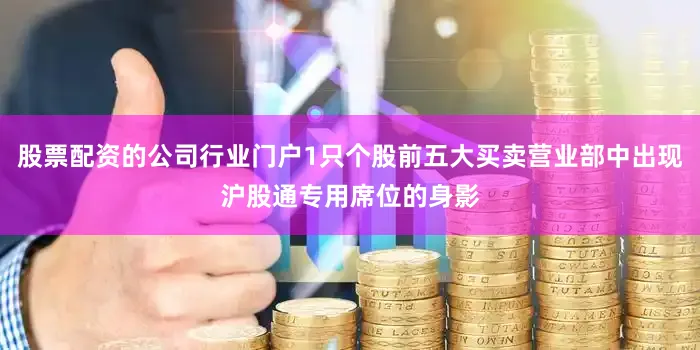 股票配资的公司行业门户1只个股前五大买卖营业部中出现沪股通专用席位的身影