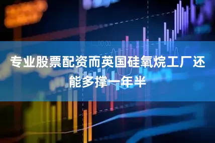 专业股票配资而英国硅氧烷工厂还能多撑一年半