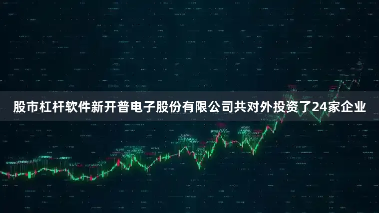 股市杠杆软件新开普电子股份有限公司共对外投资了24家企业